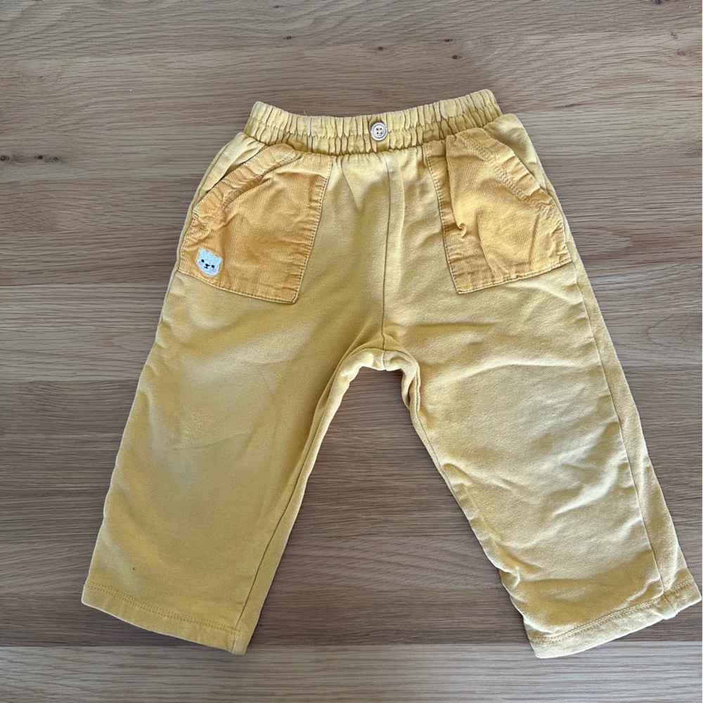Sergent Major Sunny Yellow Kids Casual Bottoms